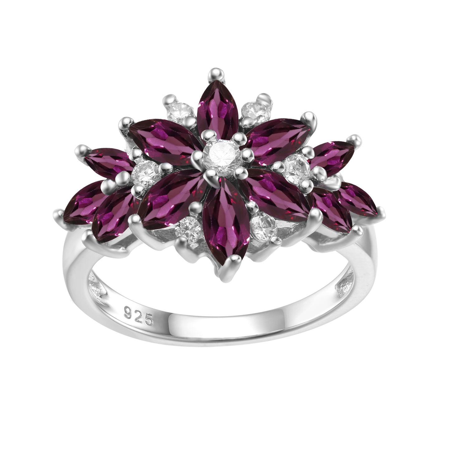 Dahlia Flower Styled Ring