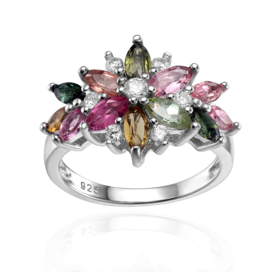 Dahlia Flower Styled Ring