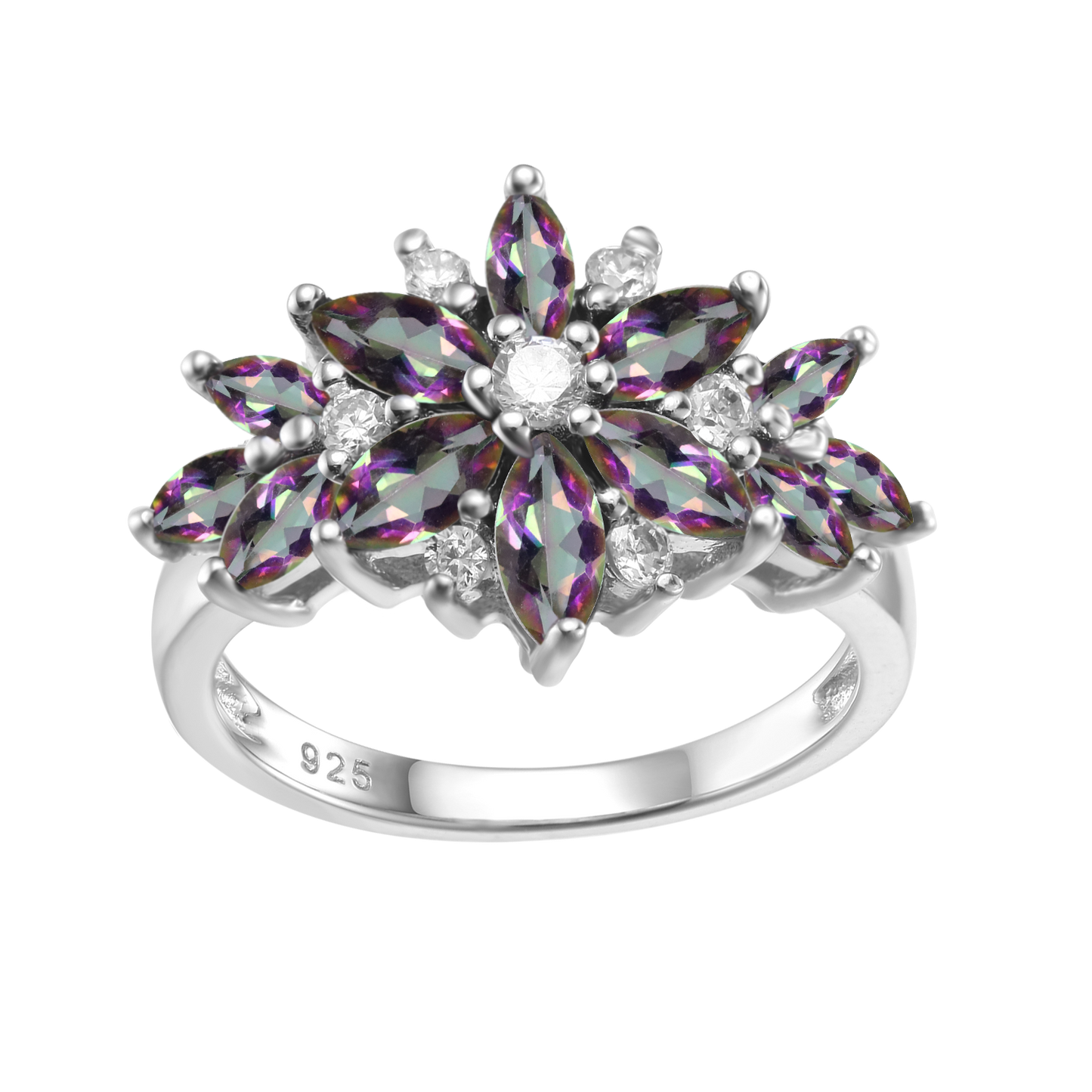 Dahlia Flower Styled Ring