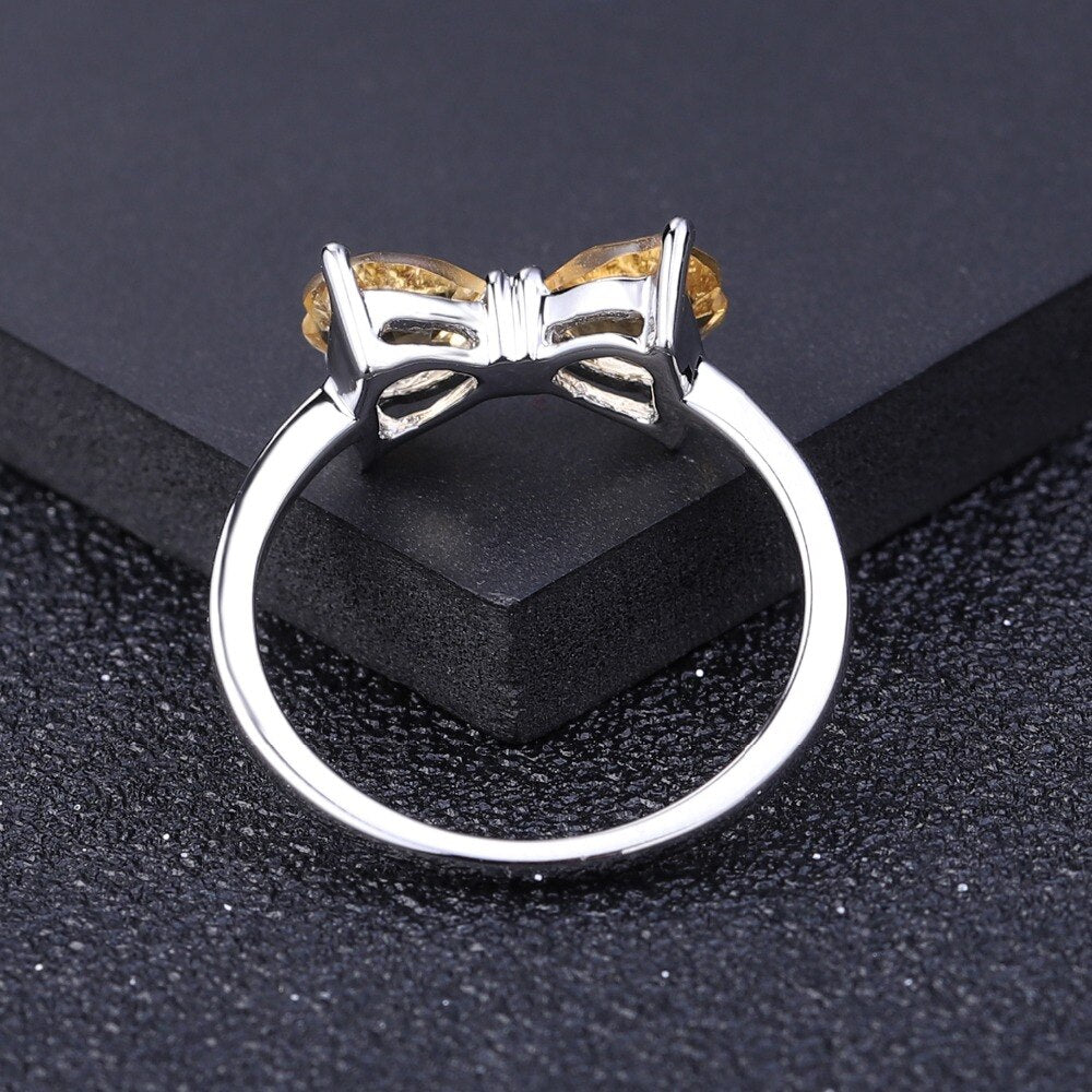 Bow Tie Heart Cut Ring