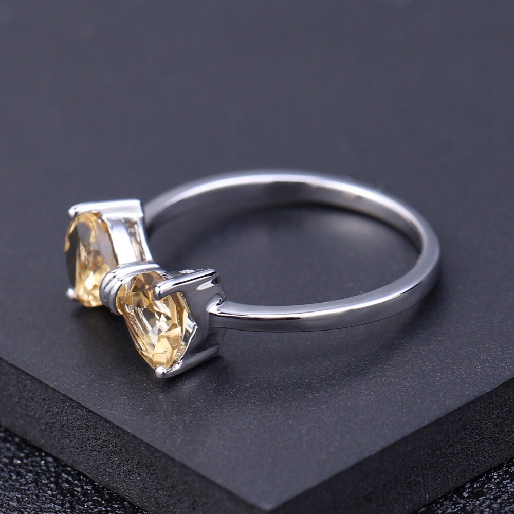 Bow Tie Heart Cut Ring