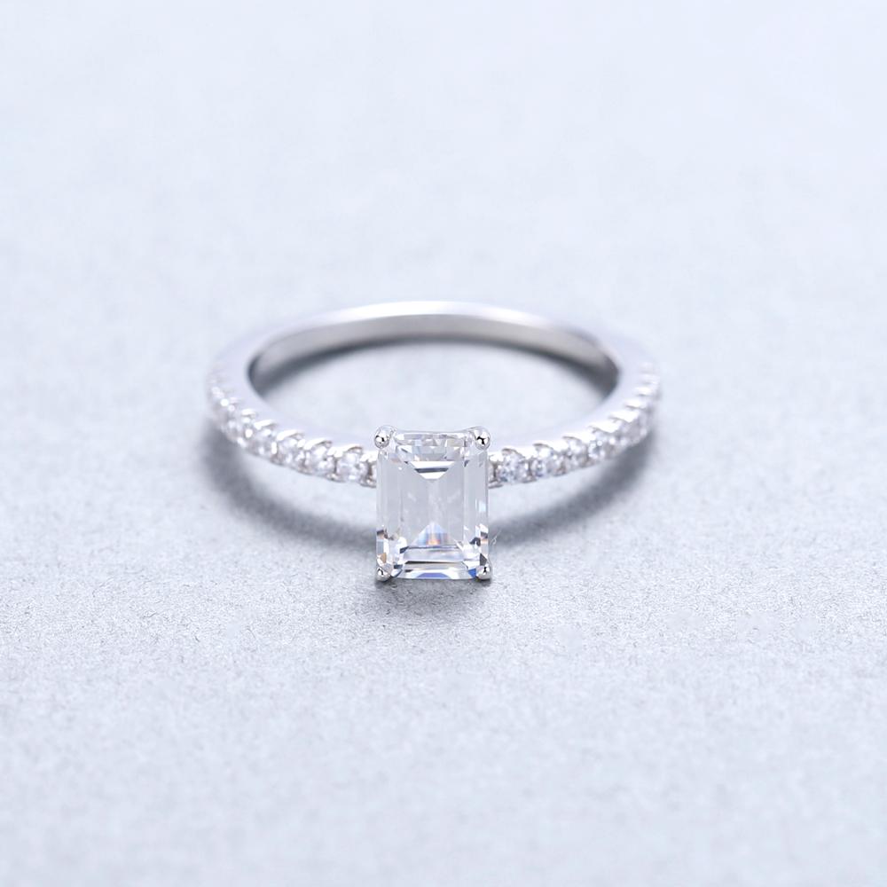 Clean Cut Cubic Zirconia Ring