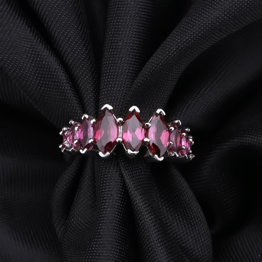 Rhodolite Garnet Marquise Ring