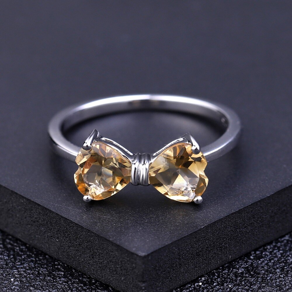 Bow Tie Heart Cut Ring