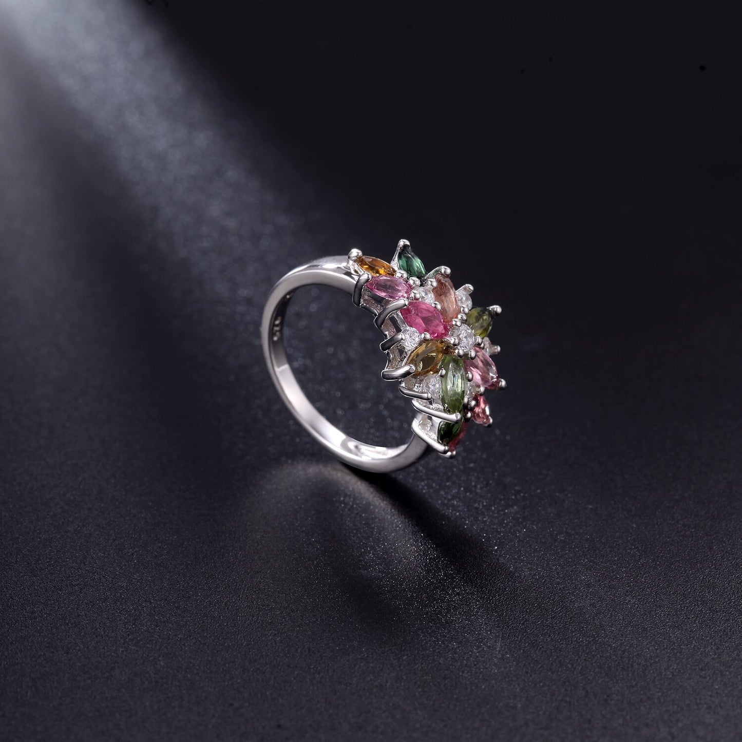 Dahlia Flower Styled Ring