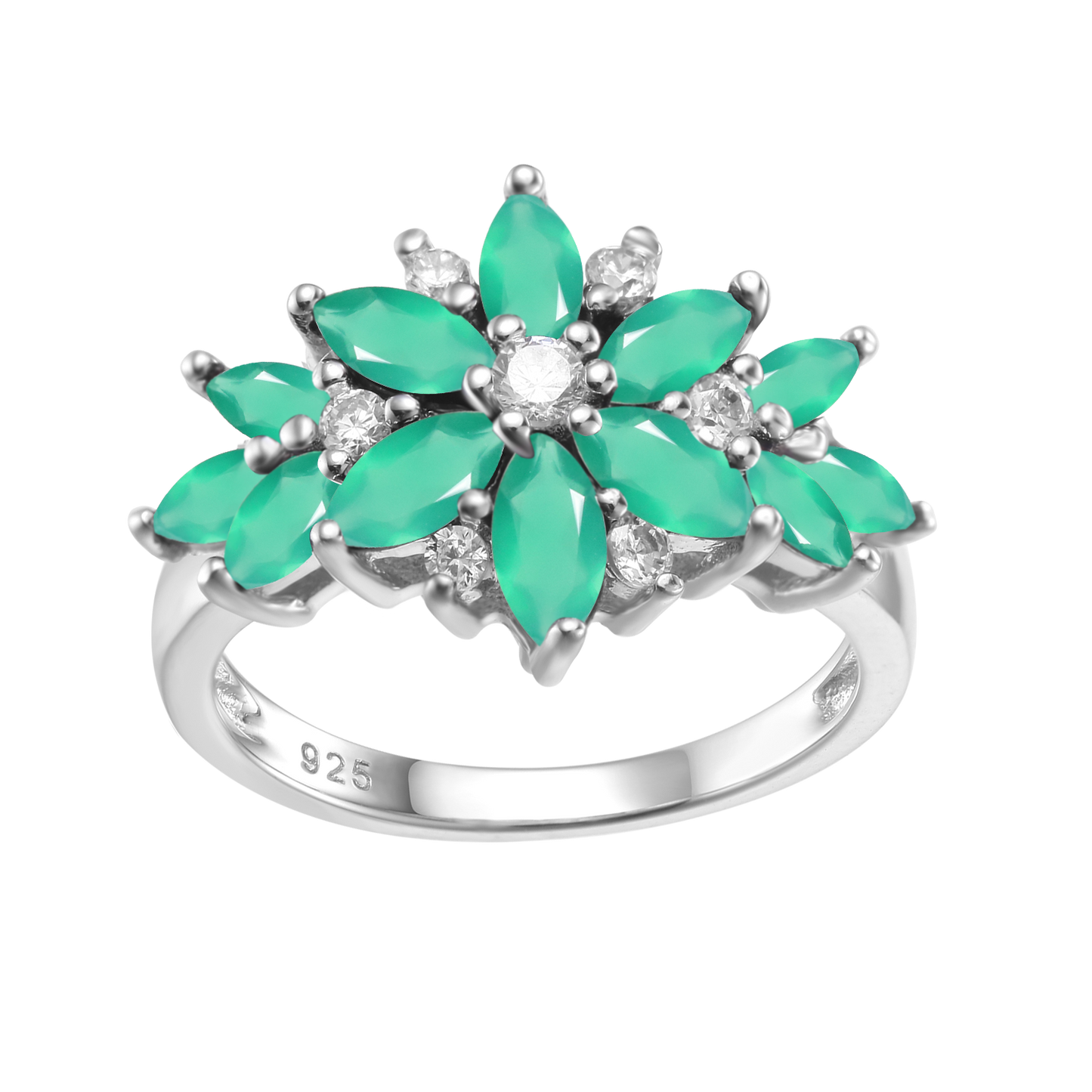 Dahlia Flower Styled Ring