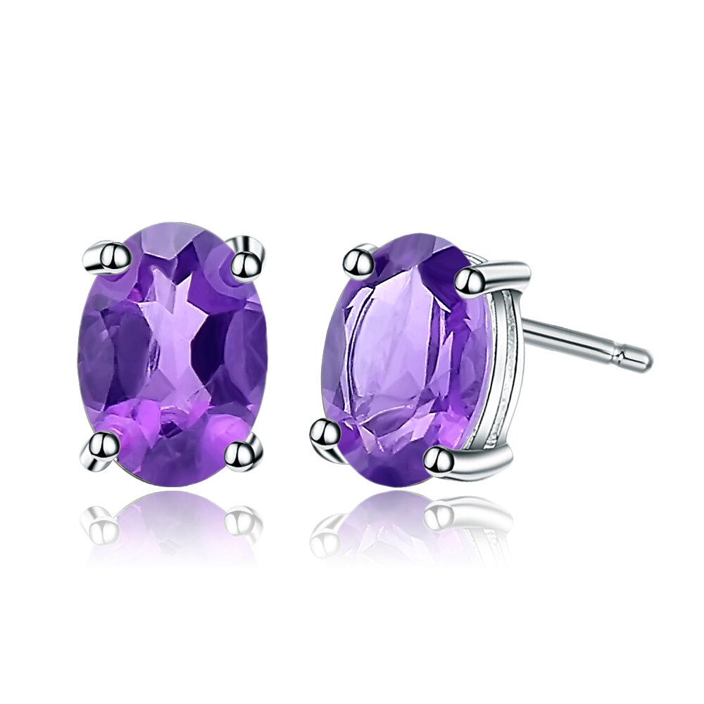 Oval Cut Simplistic Stud Earrings