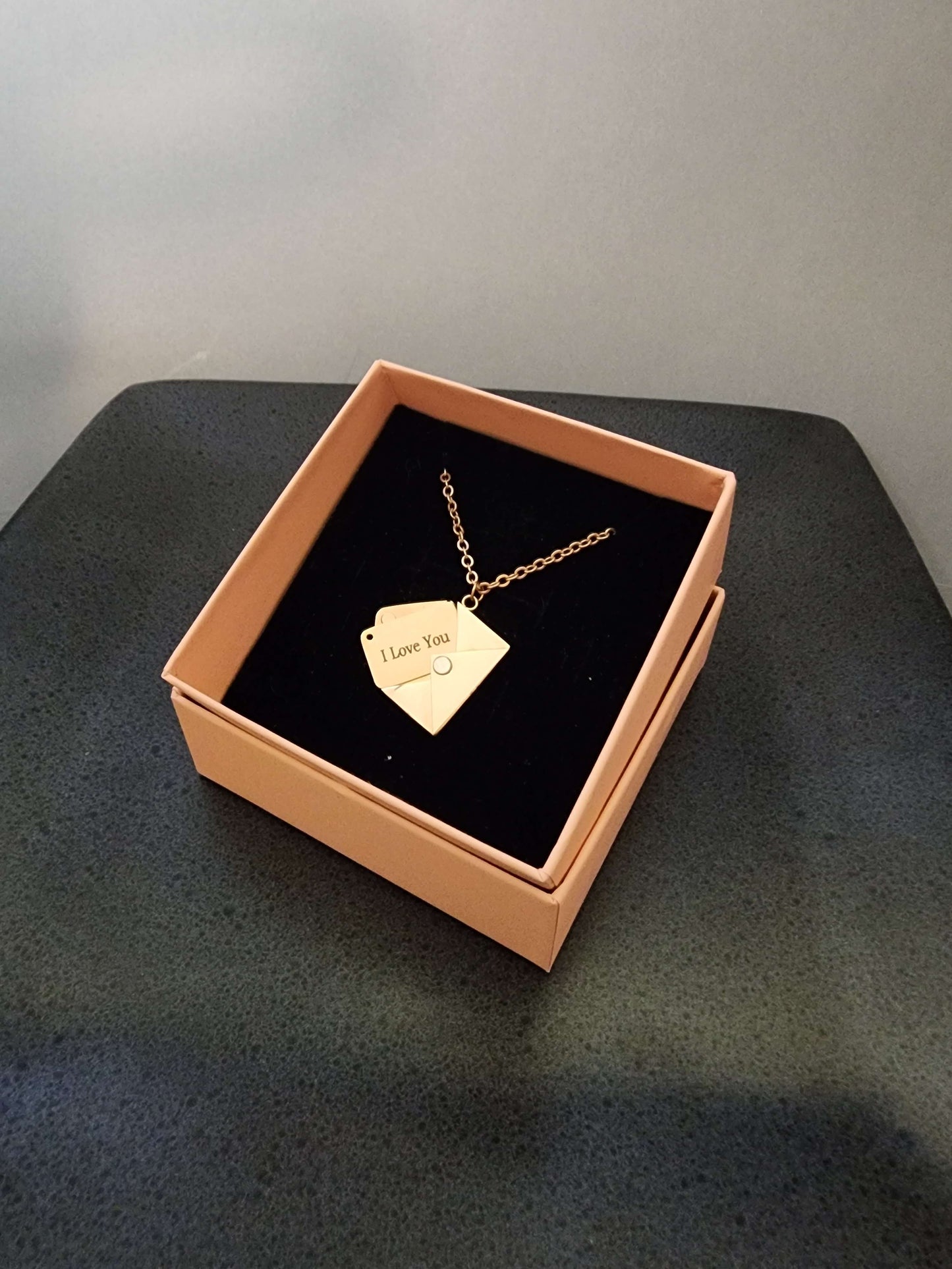 Love Letter Necklace w/ Letter Inside