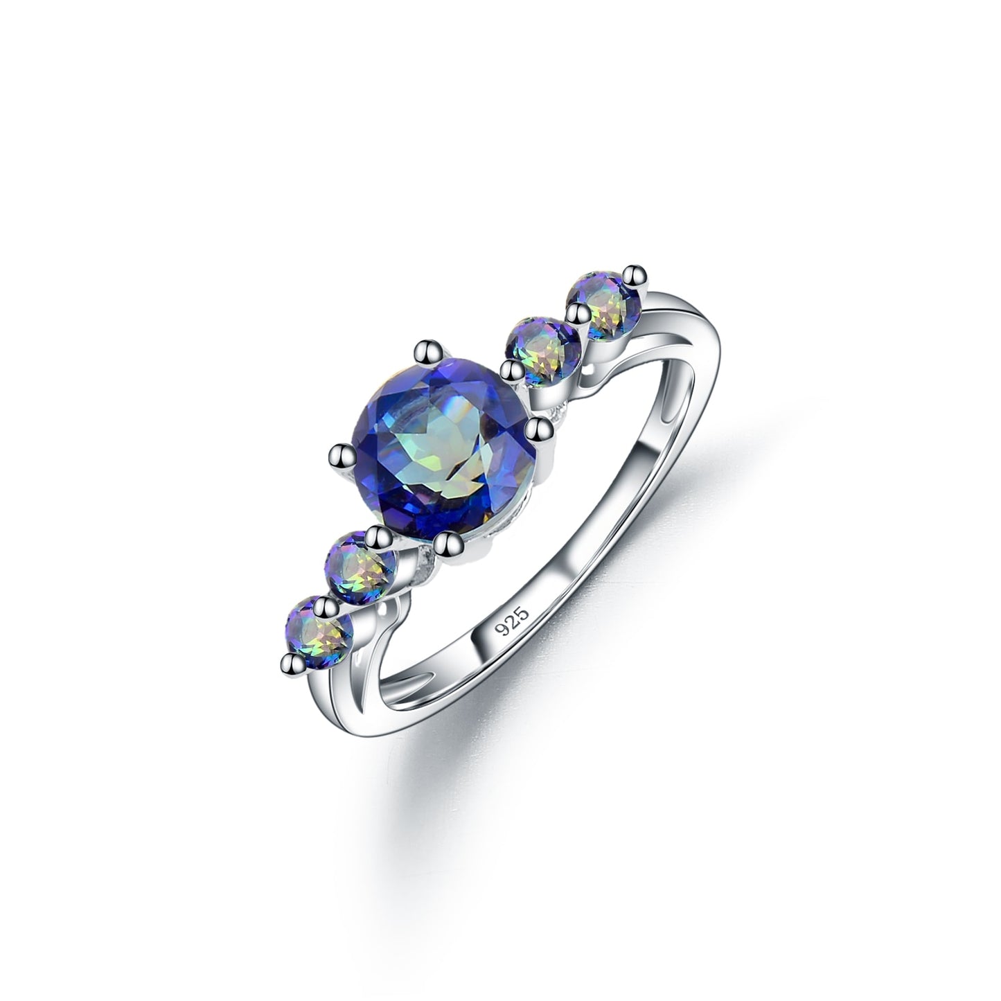 Five Gemmed Birthstone Promise Ring