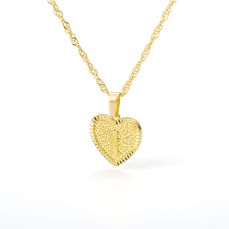 A-Z Initial Letter Heart Necklace