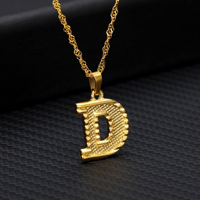 A-Z Capitalized Letter Necklace