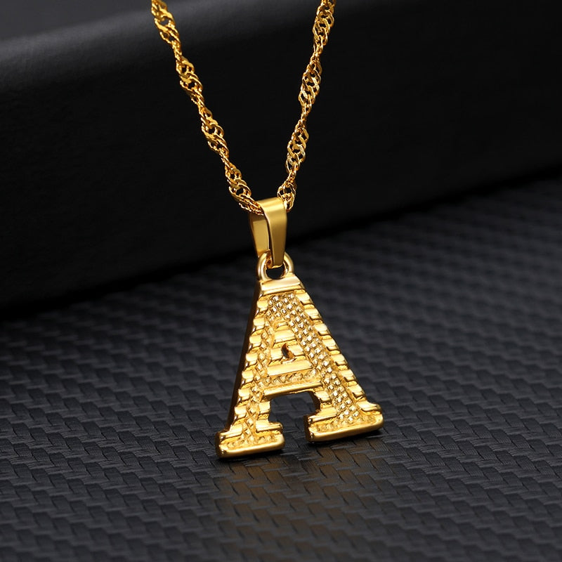 A-Z Capitalized Letter Necklace