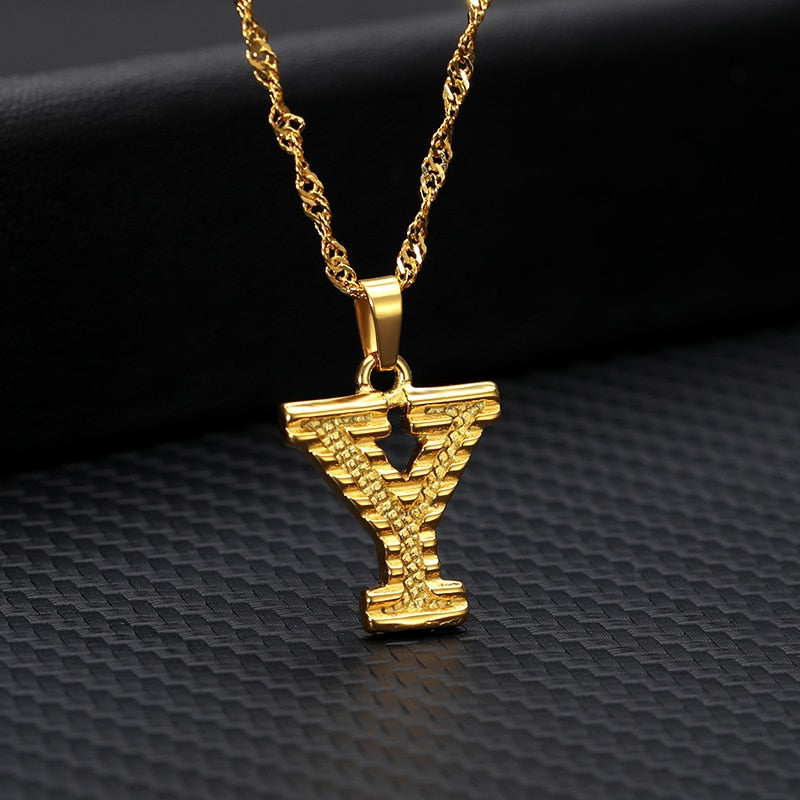 A-Z Capitalized Letter Necklace