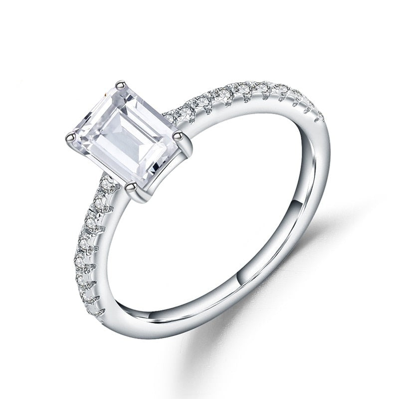 Clean Cut Cubic Zirconia Ring