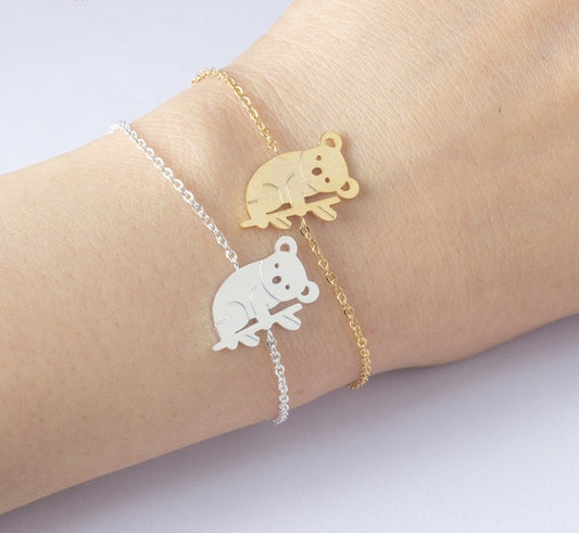 Cute Simplistic Koala Bear Bracelet