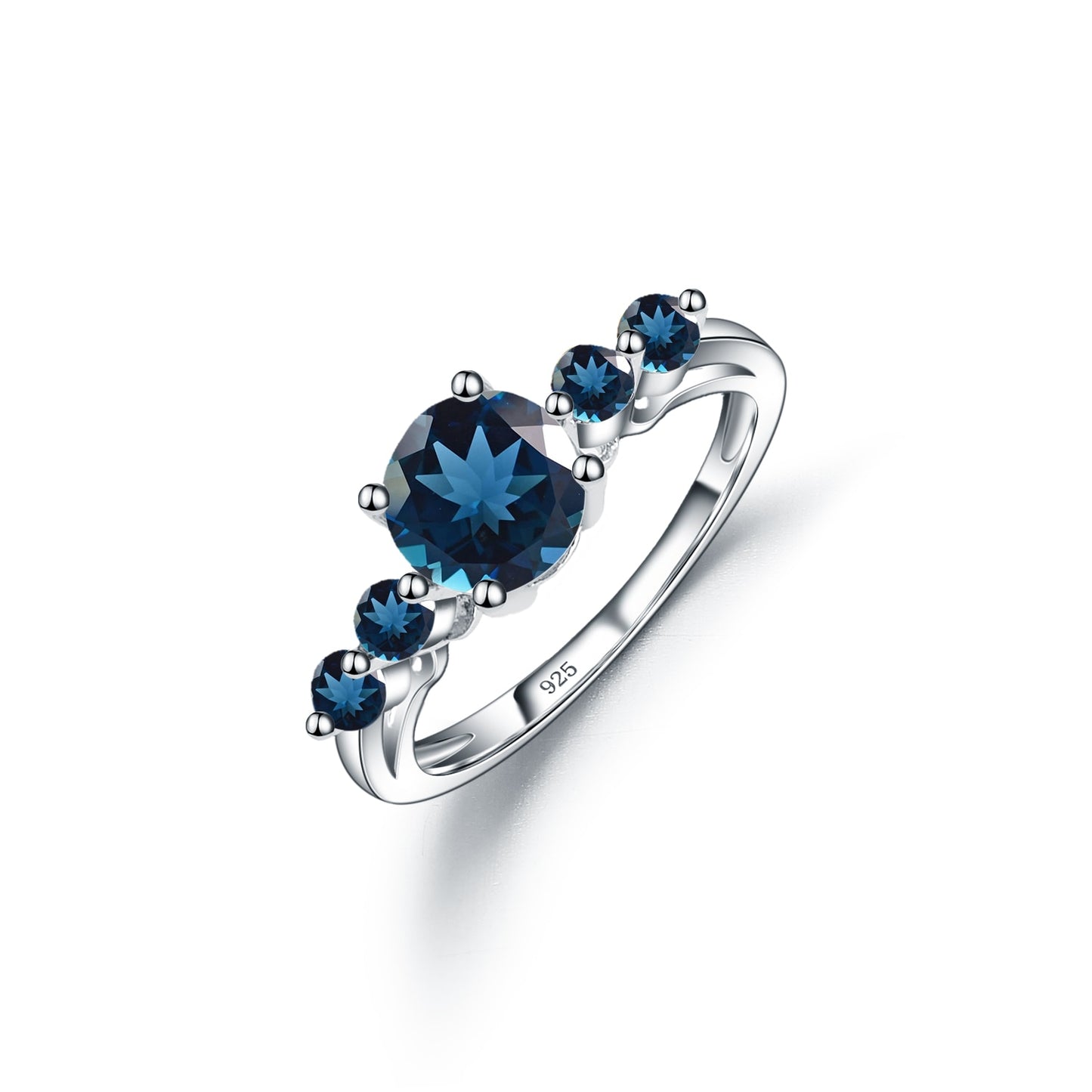 Five Gemmed Birthstone Promise Ring