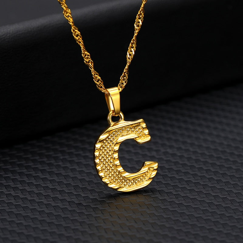 A-Z Capitalized Letter Necklace