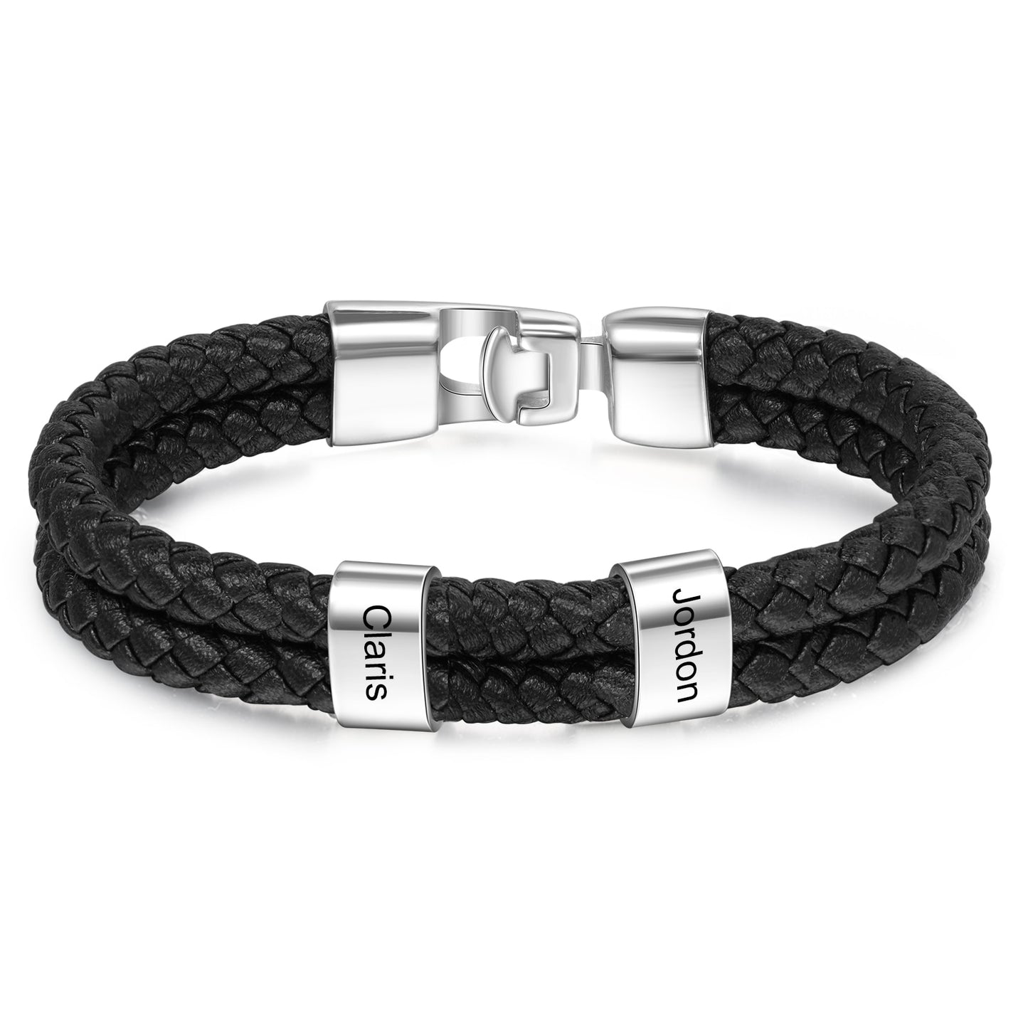 Personalized Engraved Rope Bracelets (1-8 Names or Words)